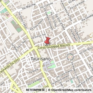 Mappa Via Luigi Cadorna, 2, 73056 Ruffano, Lecce (Puglia)