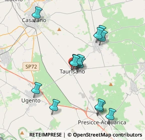 Mappa Via Duca D'Aosta, 73056 Taurisano LE, Italia (4.03846)