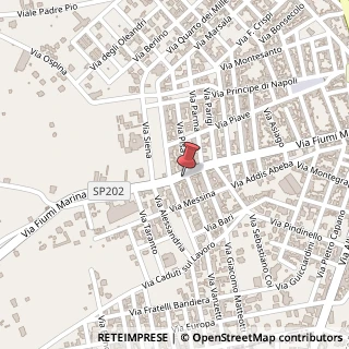 Mappa Via Fiumi Marina, 120, 73055 Racale, Lecce (Puglia)