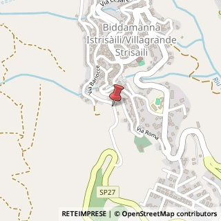 Mappa Localita' Zona Industriale, 08049 Villagrande Strisaili, Nuoro (Sardegna)