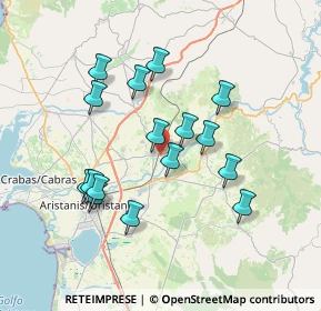 Mappa Via Grecale, 09077 Solarussa OR, Italia (7.22313)