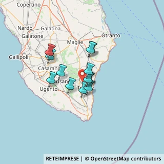 Mappa Zona industriale, 73039 Tricase LE, Italia (9.70417)