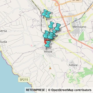 Mappa Via Vanzetti, 73055 Racale LE, Italia (1.22083)