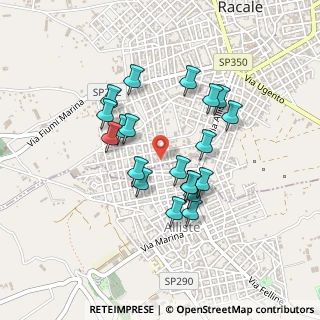 Mappa Via Vanzetti, 73055 Racale LE, Italia (0.412)