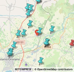 Mappa Via Dante Alighieri, 09077 Solarussa OR, Italia (5.3615)