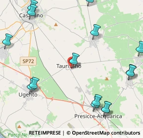 Mappa Viale Rimembranze, 73056 Taurisano LE, Italia (6.26667)
