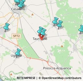 Mappa Viale Rimembranze, 73056 Taurisano LE, Italia (5.82455)