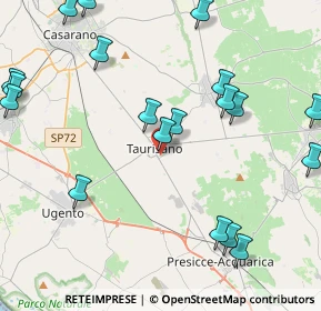 Mappa Viale Rimembranze, 73056 Taurisano LE, Italia (5.888)