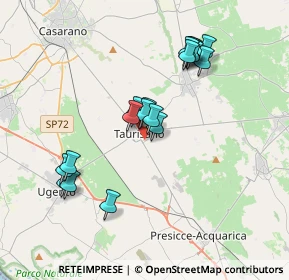 Mappa Viale Rimembranze, 73056 Taurisano LE, Italia (3.67333)