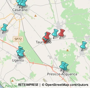 Mappa Corso Umberto I, 73056 Taurisano LE, Italia (5.32143)