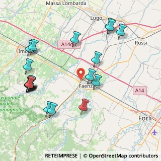 Mappa Via dell'Artigianato, 48018 Faenza RA, Italia (10.049)
