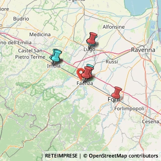 Mappa Via Alessandro Volta, 48018 Faenza RA, Italia (10.2125)