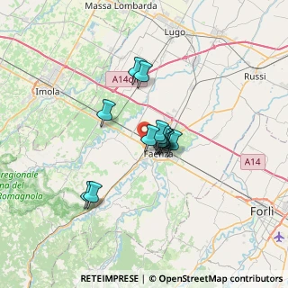 Mappa Via Alessandro Volta, 48018 Faenza RA, Italia (4.39308)