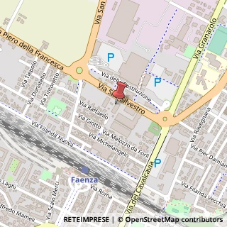 Mappa Via San Silvestro, 21, 48018 Faenza, Ravenna (Emilia Romagna)