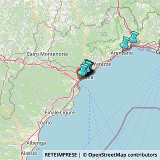 Mappa Via G. Bove, 17100 Savona SV, Italia (6.12364)