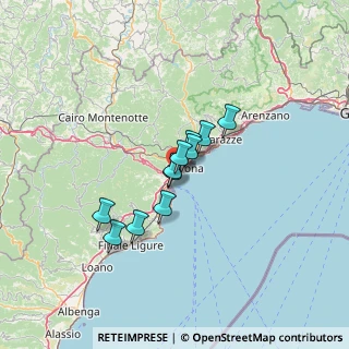 Mappa Via Giacomo Bove, 17100 Savona SV, Italia (8.76545)