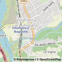 Karta Villafranca in Lunigiana