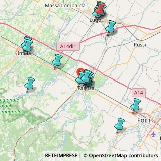 Mappa Via Ferlini, 48018 Faenza RA, Italia (9.4015)