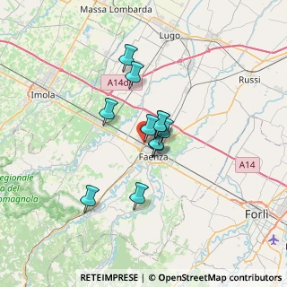Mappa Via Ferlini, 48018 Faenza RA, Italia (4.52818)