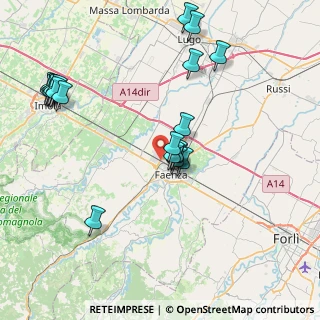 Mappa Via Ferlini, 48018 Faenza RA, Italia (8.989)