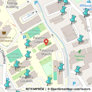 Mappa Campus Universitario di Savona, 17100 Savona SV, Italia (0.14038)