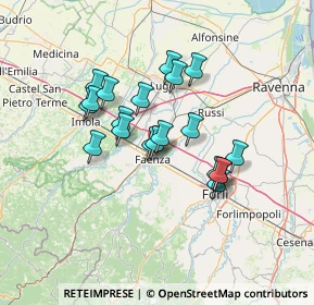Mappa Via Raffaele Frontali, 48018 Faenza RA, Italia (11.212)