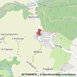 Mappa Via C? del Costa, 107, 40034 Zocca, Modena (Emilia Romagna)