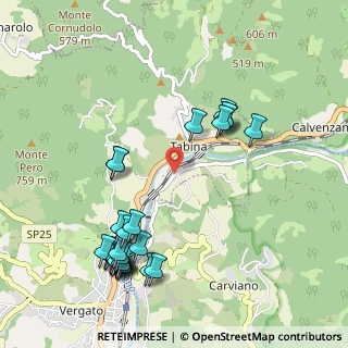 Mappa Via Serrini, 40038 Vergato BO, Italia (1.25)