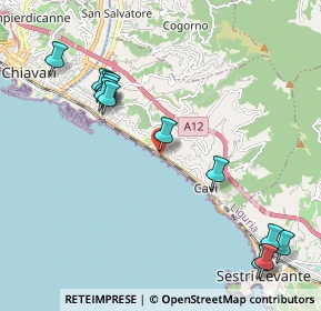 Mappa Via Como, 16033 Lavagna GE, Italia (2.42231)