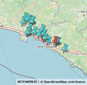 Mappa Via Como, 16033 Lavagna GE, Italia (11.24474)