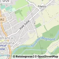 Map Villafranca in Lunigiana