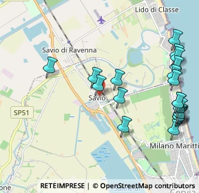 Mappa Via Adige, 48015 Cervia RA, Italia (2.5165)