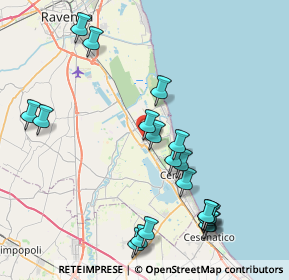 Mappa Via Adige, 48015 Cervia RA, Italia (9.35)