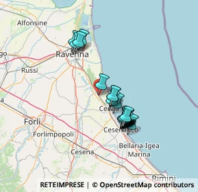 Mappa Via Adige, 48015 Cervia RA, Italia (11.566)