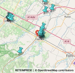 Mappa Via Antonio Morri, 48018 Faenza RA, Italia (9.11)
