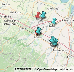 Mappa Via Antonio Morri, 48018 Faenza RA, Italia (11.78308)