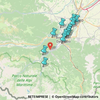 Mappa Via Francesco Saverio Correra, 12010 Valdieri CN, Italia (7.5975)