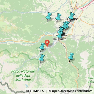 Mappa Via della Chiesa, 12010 Valdieri CN, Italia (7.58765)