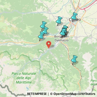 Mappa Via Francesco Saverio Correra, 12010 Valdieri CN, Italia (7.27364)
