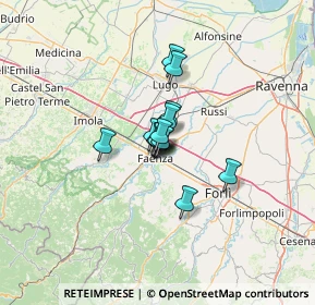 Mappa Via del Cavalcavia, 48018 Faenza RA, Italia (6.19357)