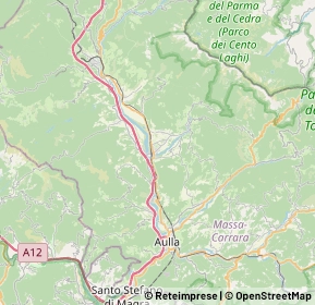 Mappa 54028 Villafranca in Lunigiana MS, Italia (7.9415)