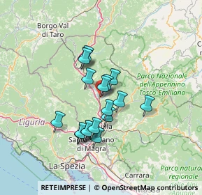 Mappa 54028 Villafranca in Lunigiana MS, Italia (10.69611)