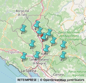 Mappa 54028 Villafranca in Lunigiana MS, Italia (11.32167)