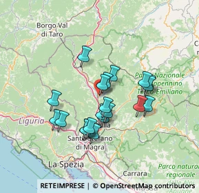 Mappa 54028 Villafranca in Lunigiana MS, Italia (11.7905)