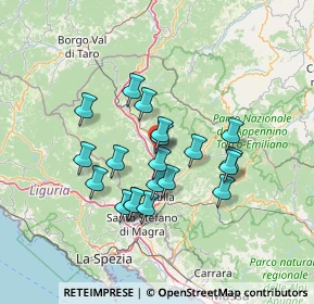 Mappa 54028 Villafranca in Lunigiana MS, Italia (11.701)