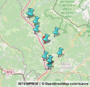 Mappa 54028 Villafranca in Lunigiana MS, Italia (6.80818)