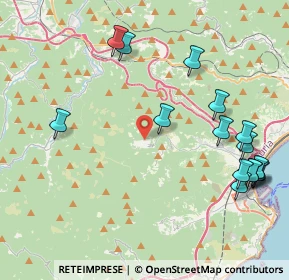 Mappa Via Bossolo, 17047 Quiliano SV, Italia (5.09)