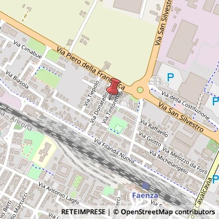 Mappa Via Giorgione, 1, 48018 Faenza, Ravenna (Emilia Romagna)
