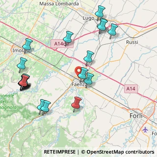 Mappa Via Giorgione, 48018 Faenza RA, Italia (10.5)