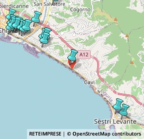Mappa SS 1 Via Aurelia, 16033 Lavagna GE, Italia (3.25611)